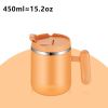 1pc; 304 Stainless Steel Insulation Cup; Large Capacity Water Cup - Orange