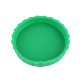 1pc Silicone Can Lid; Soda Water Silicone Closure; Beverage No Leak; Silicone Can Stopper; 2.6*0.5 Inches - Green