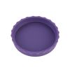 1pc Silicone Can Lid; Soda Water Silicone Closure; Beverage No Leak; Silicone Can Stopper; 2.6*0.5 Inches - Purple