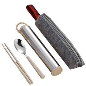 Portable Stainless Steel Flatware Spoon Chopsticks Tableware Set [G] - GY-HOM13299191-MIYA00589