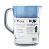 7 Cup Pitcher Filtration System, W 9.6" x H 10.1" x L 4.5", Blue, - Blue