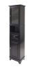 Alps Tall Cabinet with Glass Door and Drawer - 20871
