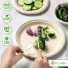 100% Compostable Forks - Disposable Eco Fork Utensil Sets 140 PCS - Eco Friendly Alternative to Plastic Forks | Ecovita - Ecovita