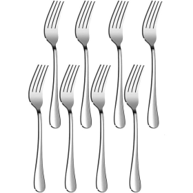 Aursear Upgrade Stainless Steel Dinner Forks Set, Salad Forks,Silver - Aursear