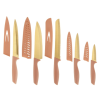 Just Feed Me by Jessie James Decker 5-Piece Knife Set, Terracotta Rose and Gold - Jessie James Decker