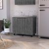 Smokey Oak Utility Sink and Cabinet - as Pic
