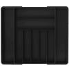 SimpleHouseware Expandable Kitchen Drawer Flatware Organizer, Black - Simple Houseware