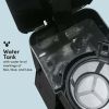 Single Serve Personal Coffee Maker with Stainless Steel Travel Mug - black