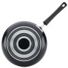 3 Piece Easy Clean Aluminum Non-Stick Frying Pan, Fry Pan, Skillet Set, Black - Black