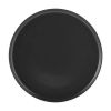 Alessandra Matte Black 12-Piece Stoneware Dinnerware Set - Black