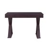 Techni Mobili Trendy Writing Desk with Drawer, Espresso - as Pic