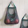 1pc/2pcs; Large Capacity Double Layer Hanging Mesh Storage Bag; Reusable Bags; Fruit And Vegetable Bags - 1pc