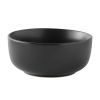 Alessandra Matte Black 12-Piece Stoneware Dinnerware Set - Black