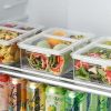 Bento Box Clear Food Storage Container, Set of 3 - Clear