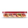 EasyFindLids 24 Piece Food Storage Containers Variety Set, Red - Red