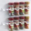 4pcs/set Universal Spice Jar Clips; Useful Organizer And Dispenser For Refrigerators; No Screws Needed - 4pcs Bottle Clamp