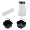 Iced Coffee and Iced Tea Maker with Infusion Tube, 2.75 Qt. Capacity, in Black - Black