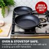 12" Non-Stick Frying Pan, Black - Black