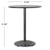 ARLANA 35'ROUND BAR TABLE - as Pic