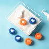 Set Of 3; Washing Machine Cleaner Ball; Powerful Decontamination Magic Sticky Hair Ball - Blue