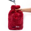 Biggdesign Cats Red Wine Hot Water Bottle - Claret red