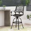ALFRESCO KD SWIVEL BARSTOOL - as Pic