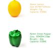 Creative Kitchen Refrigerator Vegetable Fruits Crisper Containers Onion Avocado Tomatoes Lemon Fresh Storage Box - Green Pepper