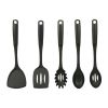 Aluminum Nonstick Midweight 13pcs Cookware Set Dishwasher Safe - black