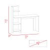 Tecoa Writing Desk, Four Shelves - as Pic