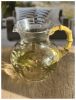 3 Quarts Water Pitcher with Lid, Palm Tree Design Unbreakable Plastic Pitcher, Drink Pitcher, Juice Pitcher with Spout BPA Free - as Pic
