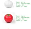 Creative Kitchen Refrigerator Vegetable Fruits Crisper Containers Onion Avocado Tomatoes Lemon Fresh Storage Box - Garlic