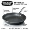 12" Non-Stick Frying Pan, Black - Black