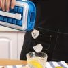 1pc 18 Grids Ice Ball Maker; Reusable Ice Cube Mold; Silicone Ice Cube Tray; Kitchen Bar Accessories Gadgets - Blue