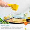 Manual Juicer Folding Lemon Juicer Easy to squeeze manual juicer Fruit Kitchen Gadgets - orange