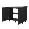 Smokey Oak Utility Sink and Cabinet - as Pic