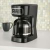 12 Cup Programmable Coffee Maker, 1.8 Liter Capacity, Black - black