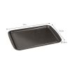 5-Piece Nonstick Carbon Steel Bakeware Set with Loaf Pan, Square Cake Pan, 6 Cup Muffin Pan, Roaster Pan, Cookie Sheet, Gray - Gray