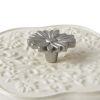 Floral Enamel on Cast Iron 2-Quart Dutch Oven with Lid - Linen