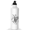 Biggdesign Clef Sign Aluminum Water Bottle 750 Ml - White