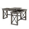 ACME Talmar Writing Desk w/Lift Top in Weathered Gray Finish OF00054 - as Pic