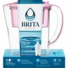 6 Cup Purple Denali Water Filter Pitcher with 1 Brita Standard Filter - Purple
