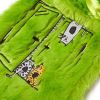 Biggdesign Cats Green Hot Water Bottle - Light green
