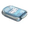 Glass Baking Dish Set, 3 Piece Glass Bakeware Set - Clear