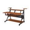 ACME Willow Music Desk, Cherry & Black Finish OF00990 - as Pic