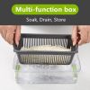 Multifunctional Vegetable Cutter Meat Slicer Potato Shredder - Grey