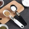 Weighing Spoon Scale Home Kitchen Tool Electronic Measuring Coffee Food Flour Powder Baking LCD Digital Measurement adjustable - Emerald Green