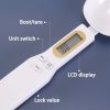Weighing Spoon Scale Home Kitchen Tool Electronic Measuring Coffee Food Flour Powder Baking LCD Digital Measurement adjustable - Emerald Green