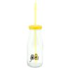 Biggdesign Cats Lemonade Glass Bottle 320 ml Yellow - Yellow