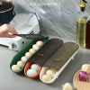 12 Grids Plastic Egg Storage Box; Kitchen Refrigerator Egg Box - 12 Geyang Orange Egg Carton
