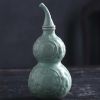 500ml Green Gourd Ceramic Wine Bottle Chinese Style Wine Jar Wine Jug Antique Empty Wine Vase Flask Flagon - Default